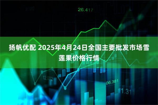 扬帆优配 2025年4月24日全国主要批发市场雪莲果价格行情